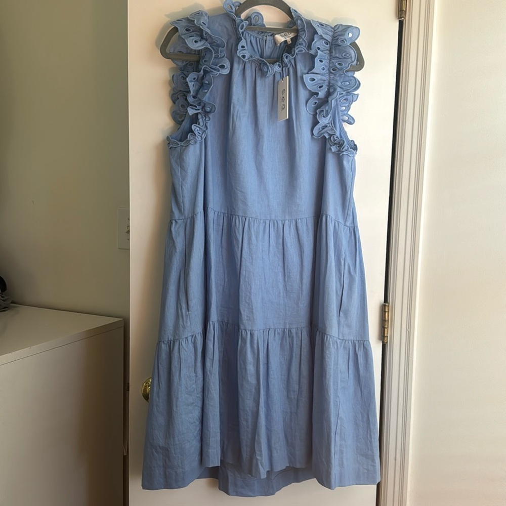 Sea New York Eyelet Tiered Dress